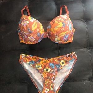 🧡💐VICTORIA’S SECRET 🤫 PiNK BRA & PANTY MATCHING SET